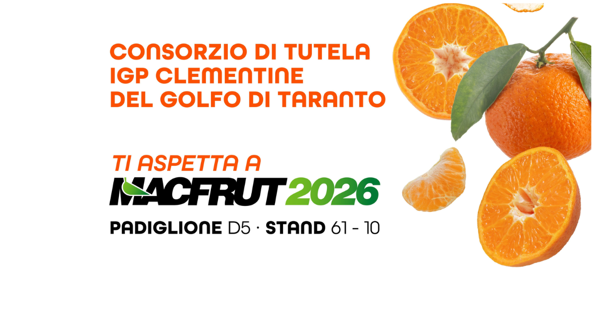 Clementine del Golfo di Taranto IGP presentate a Macfrut 2026